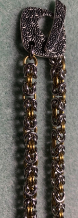 June 25 - Byzantine Chainmaille-Gold/Silver.